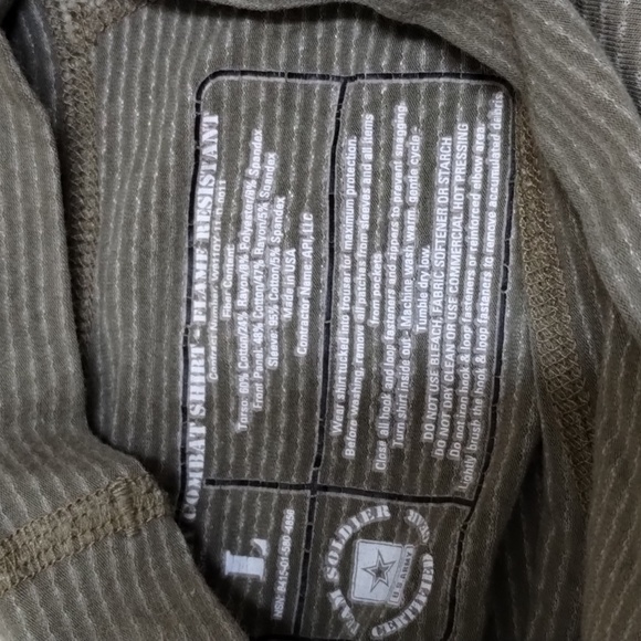 USGI Multicam OCP Army Combat shirt FR rated Large under armour Gen 1 mock neck - Picture 2 of 9